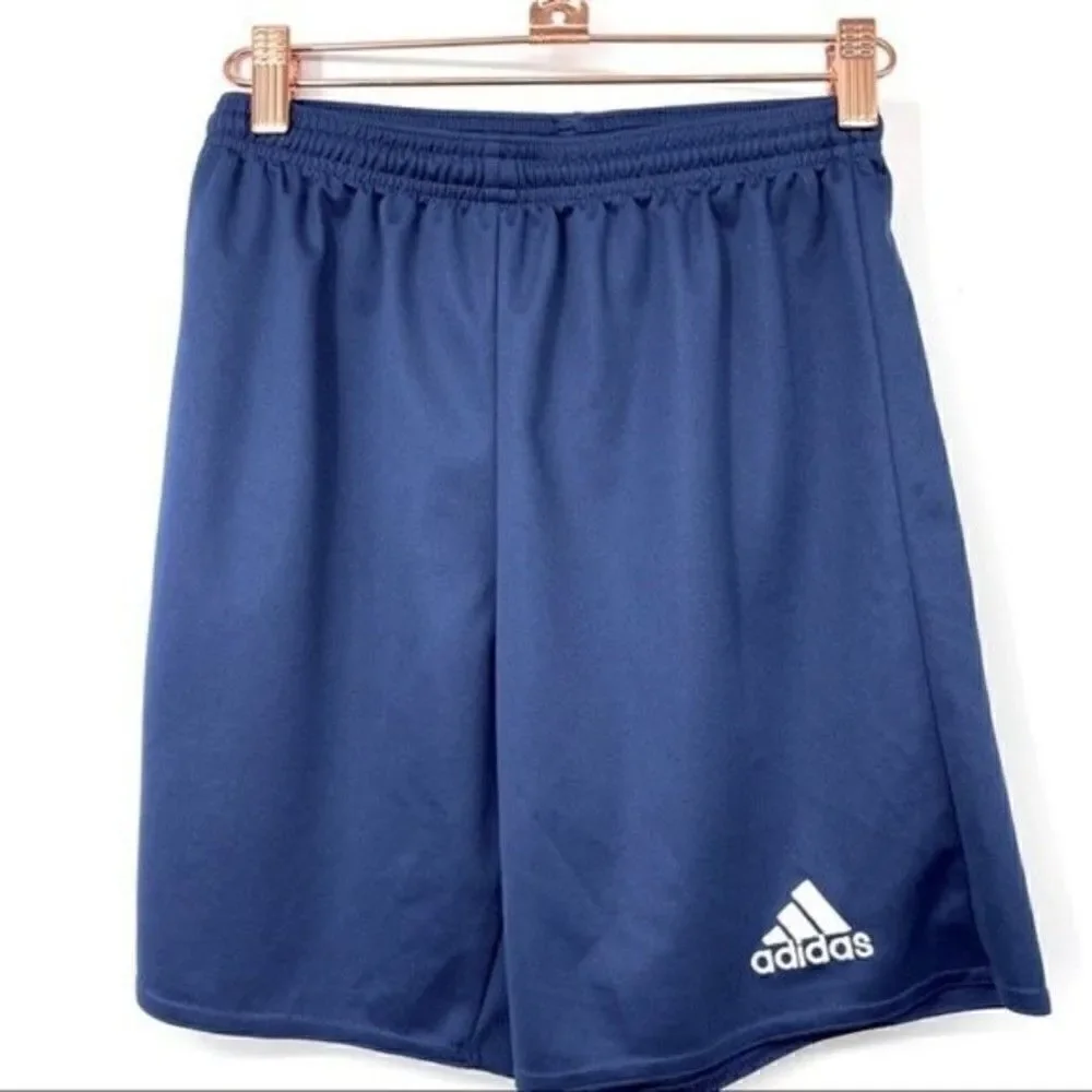 Adidas Condivo 18 training shorts girls large BoxN sz 13 to 14Y blue soccer